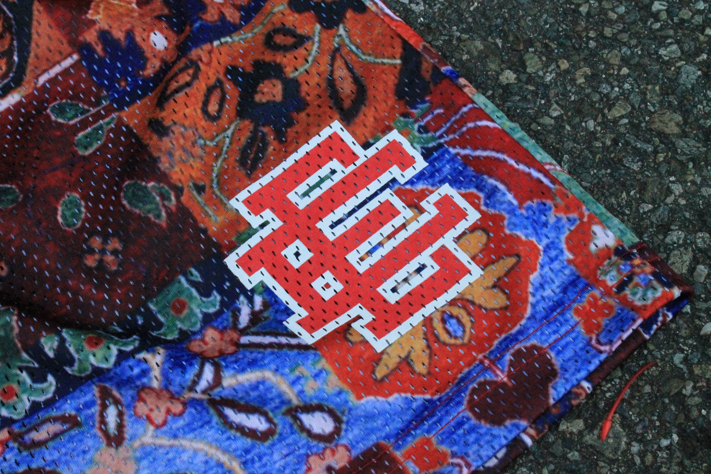 “Red EE Rug” Shorts