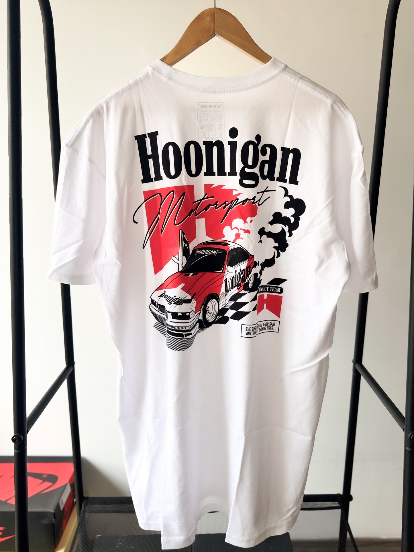 T-Shirt “HN Burnout team” White XL