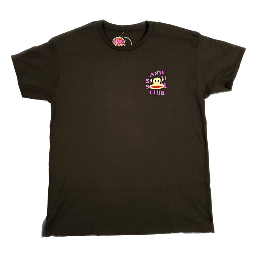 T-Shirt AntiSocialSocialClub x Paul Frank Brown L