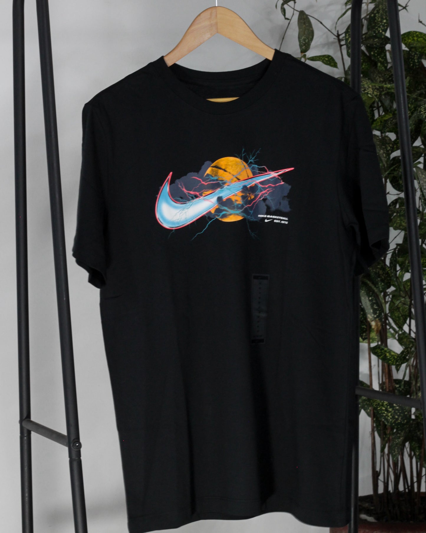 T-Shirt "Swoosh Bolt" Black M