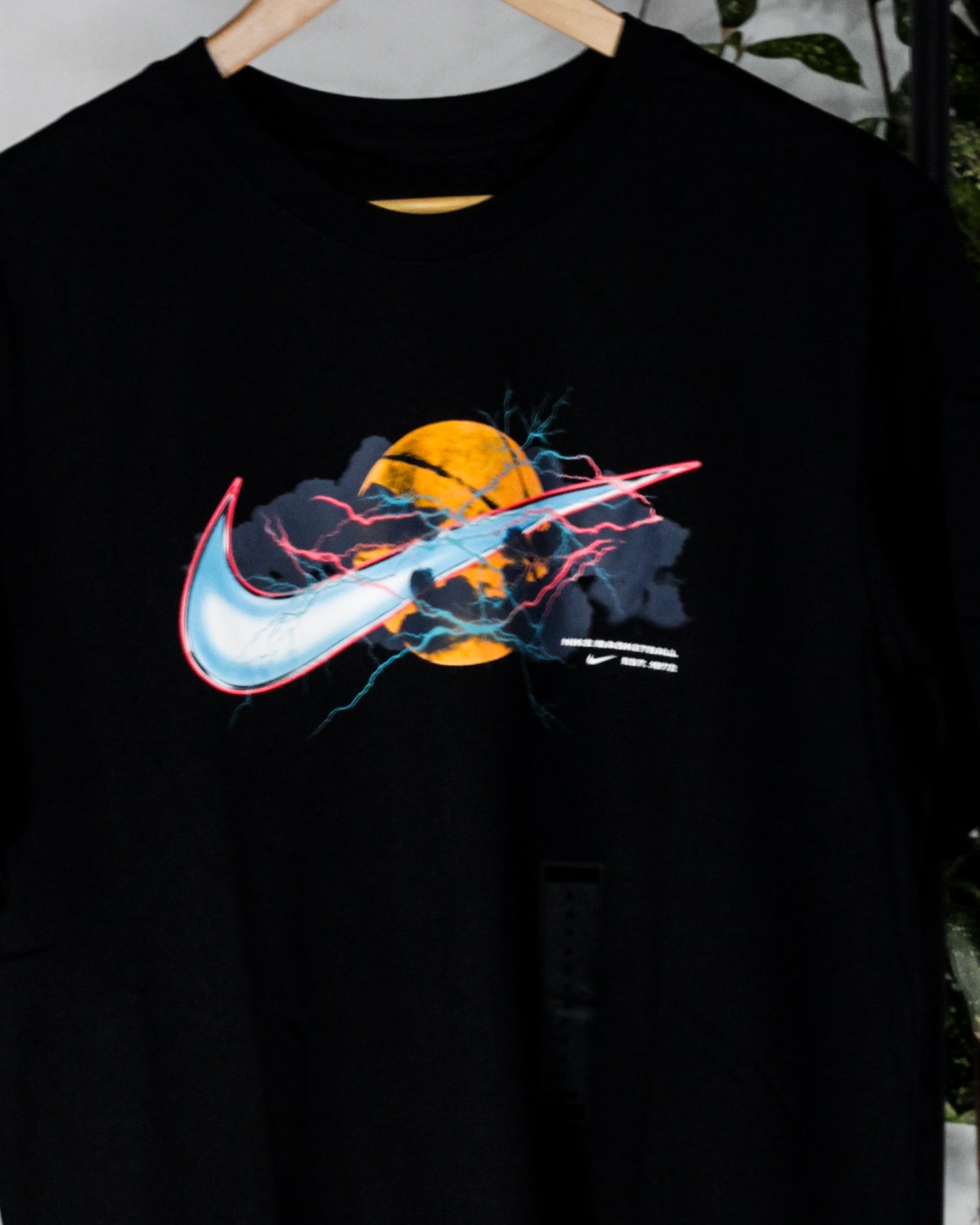 T-Shirt "Swoosh Bolt" Black M