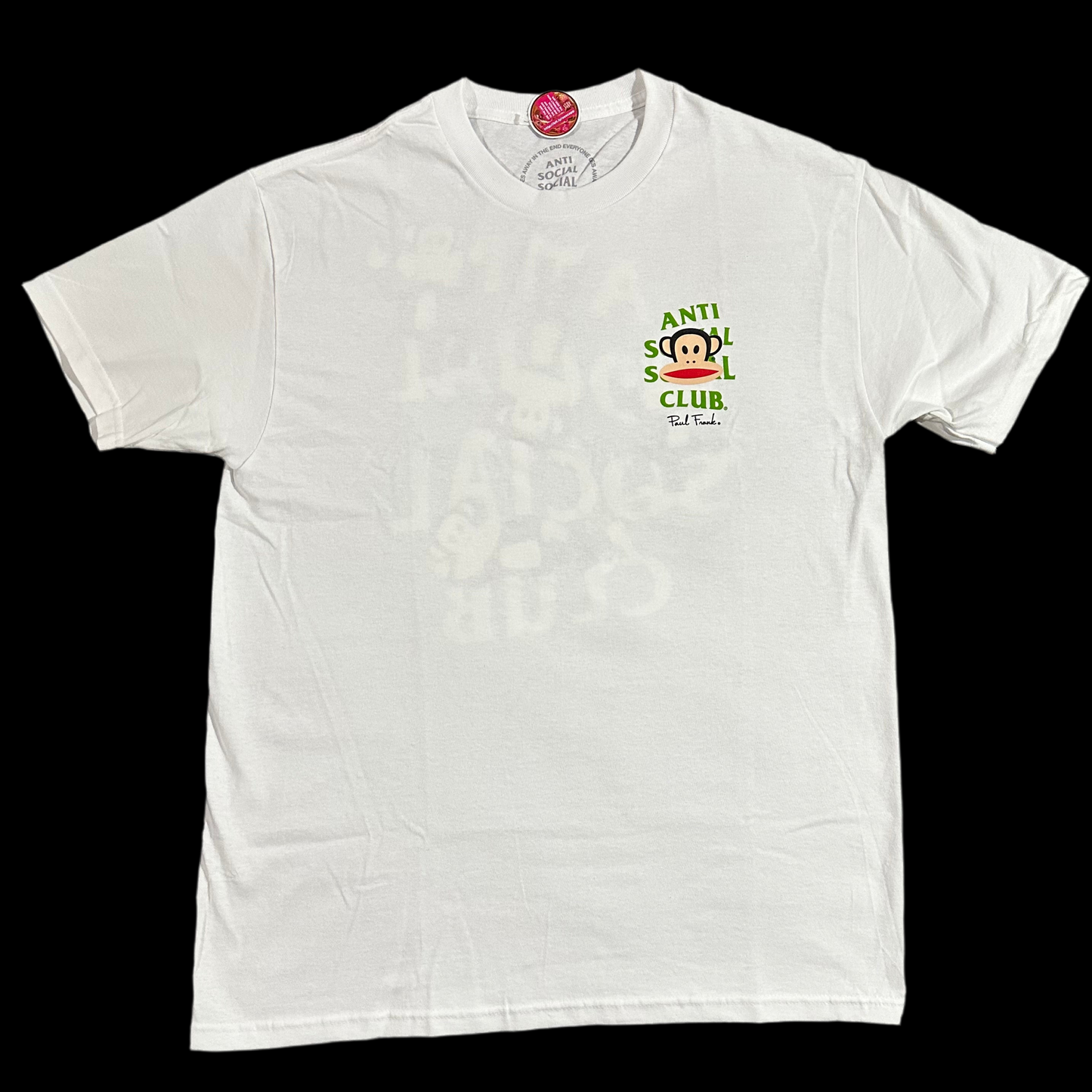 T-Shirt AntiSocialSocialClub x Paul Frank White L