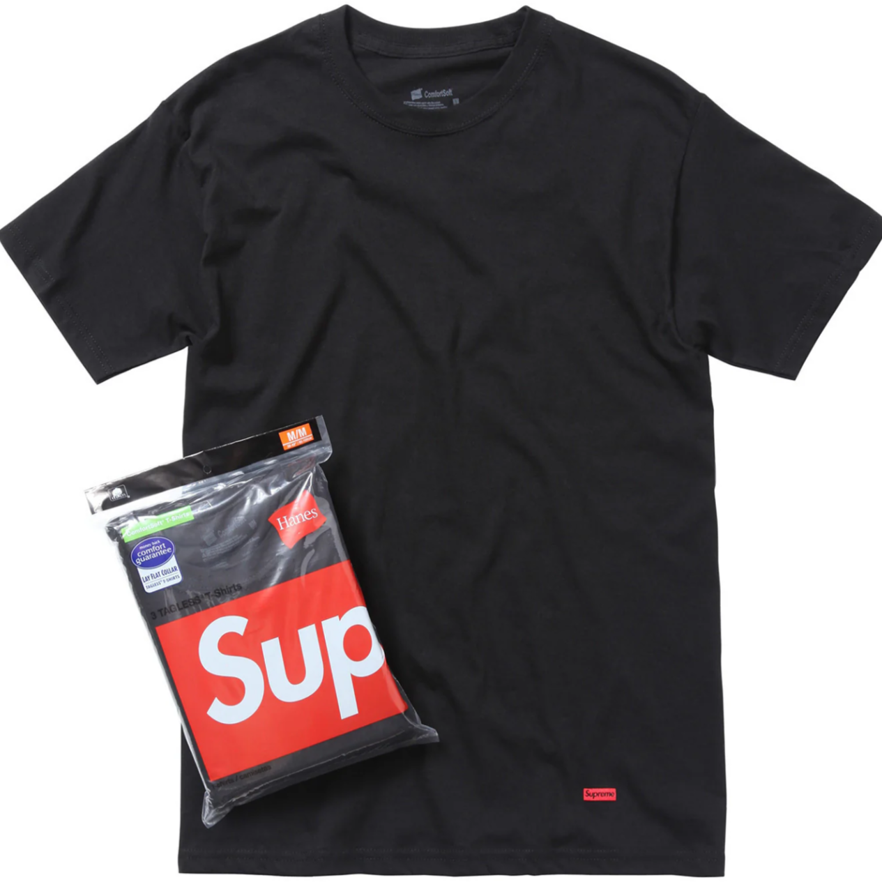 T-shirt Tagless Black XL