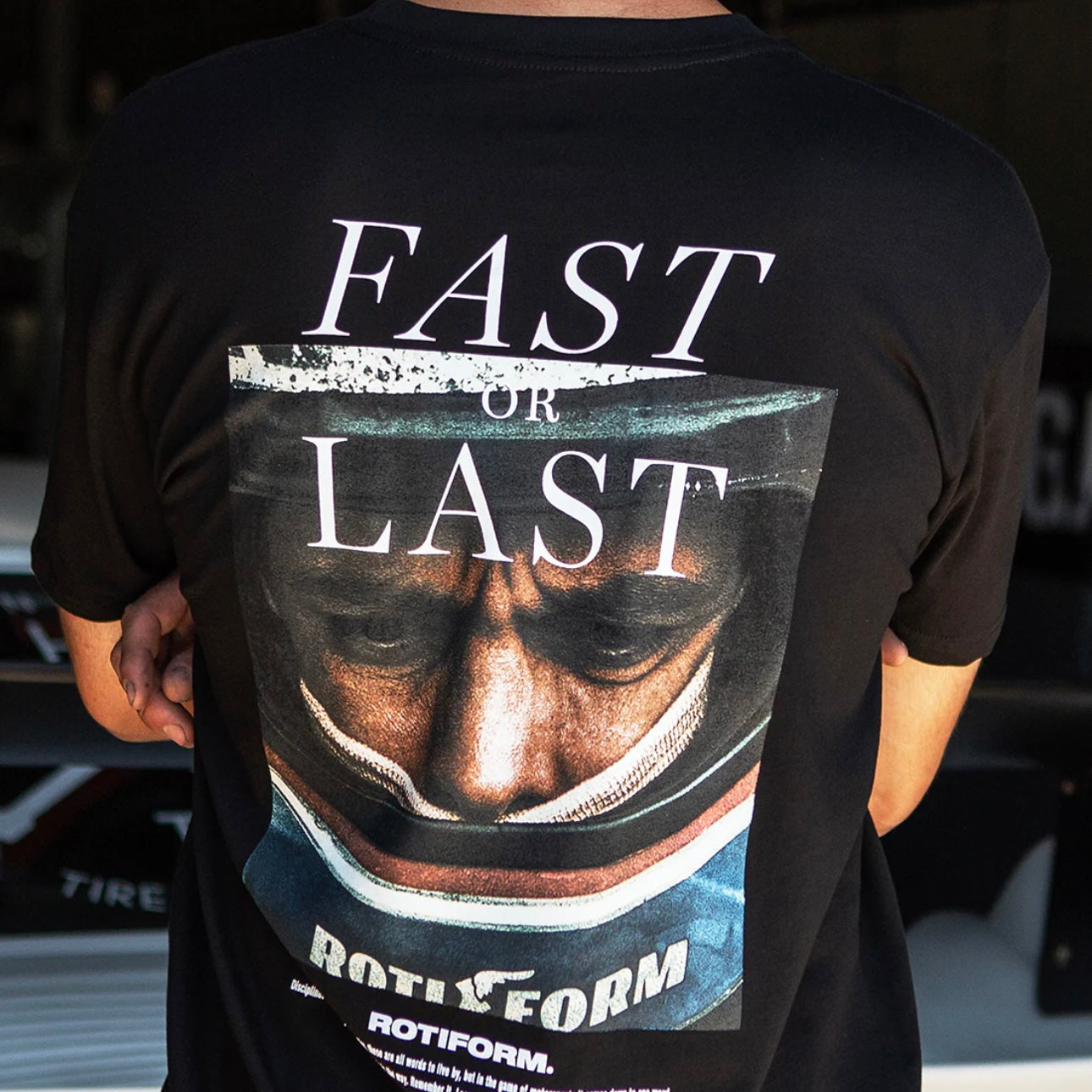 T-Shirt "Fast or Last" Black L - XL