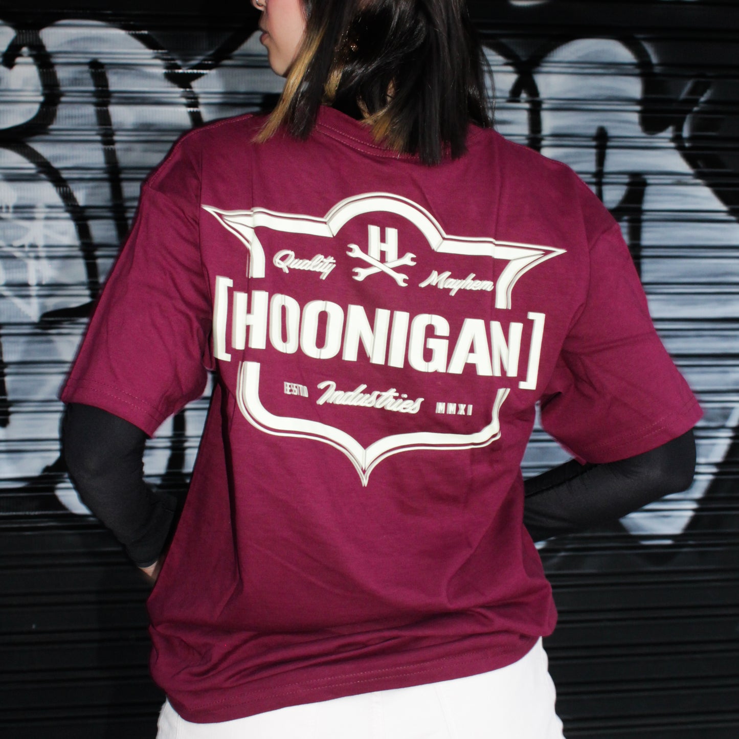 T-Shirt “Emblem” Burgundy M