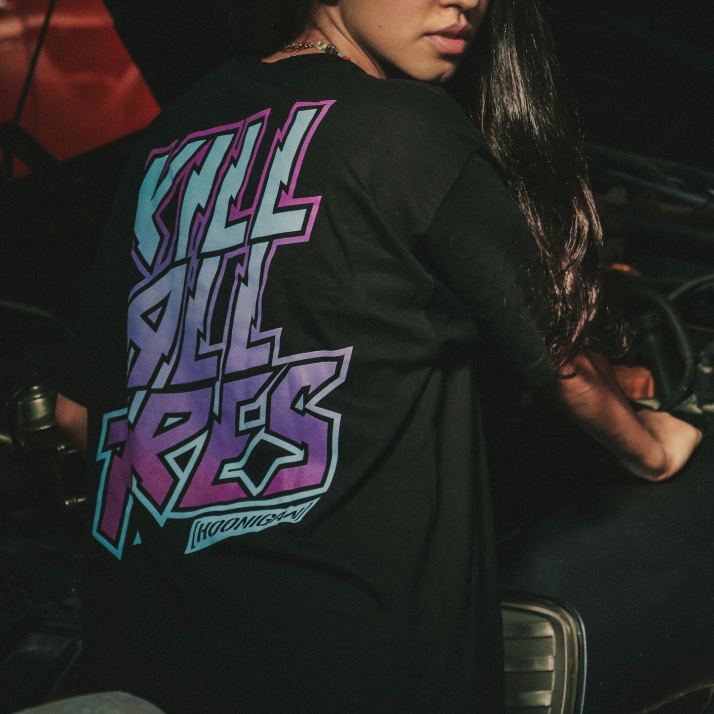 T-Shirt “Kill all tires” Black M - L