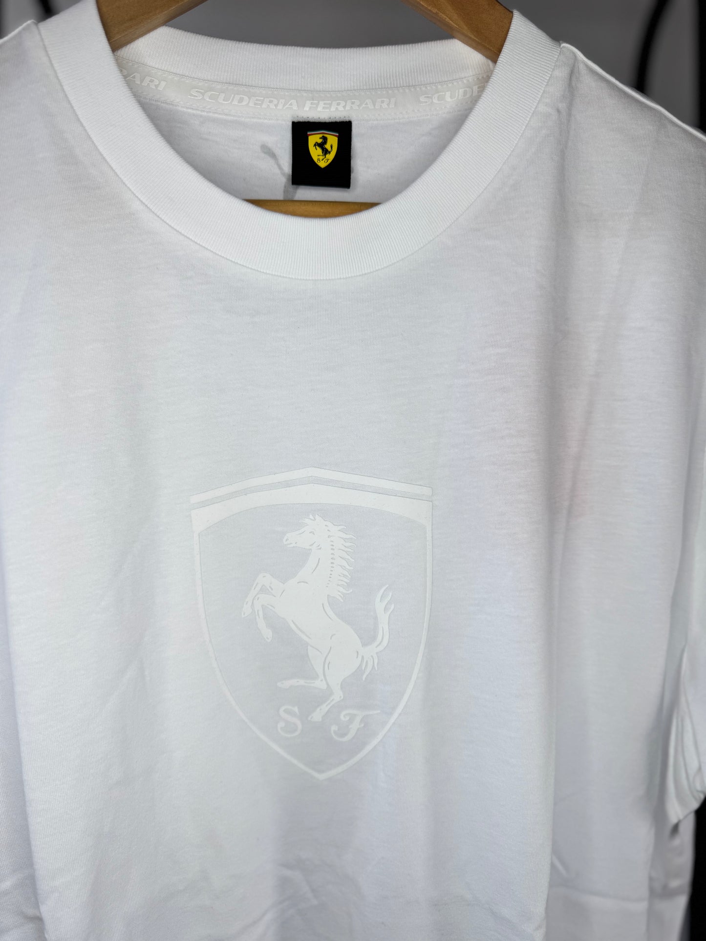 T-Shirt Puma x Ferrari “Logo” All White