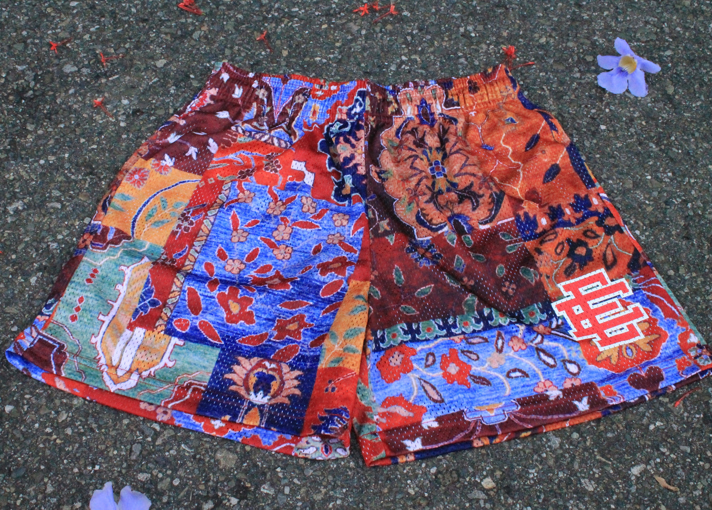 “Red EE Rug” Shorts