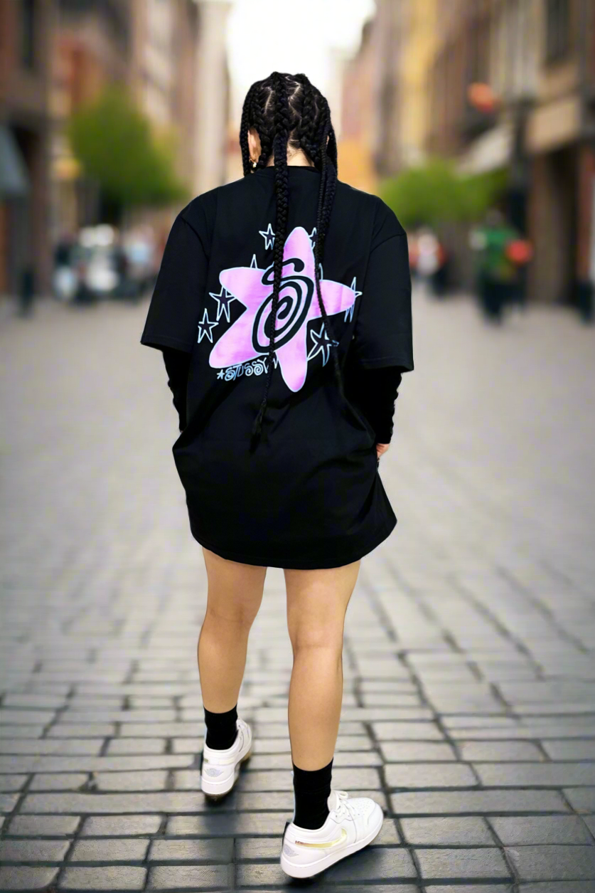 “Galaxy” T-Shirt Black L