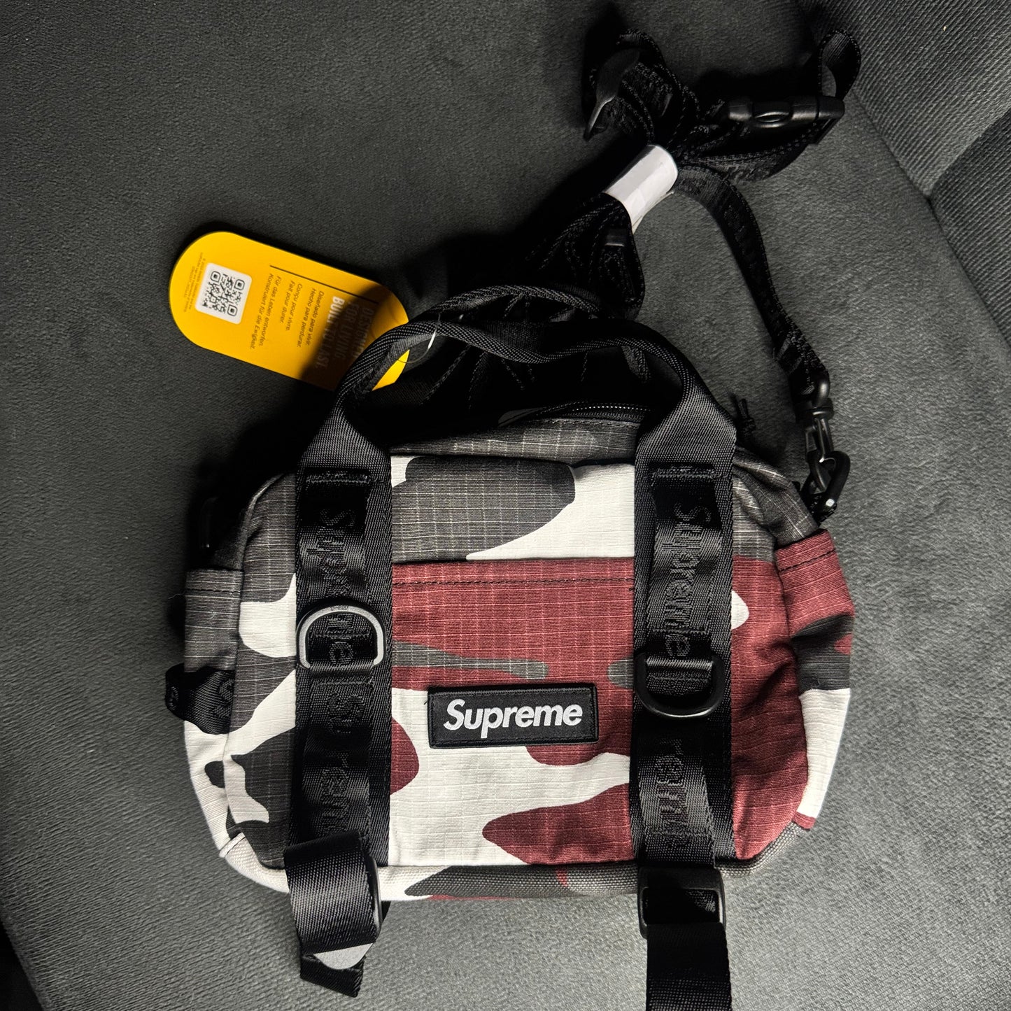 Mini Duffle Bag "Red Camo"