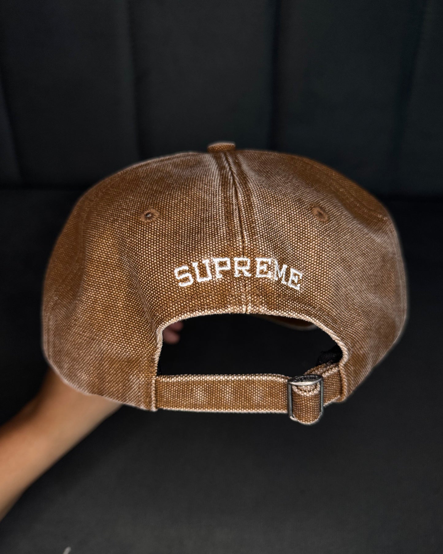 Pigment coated S Logo 6-Panel Brown