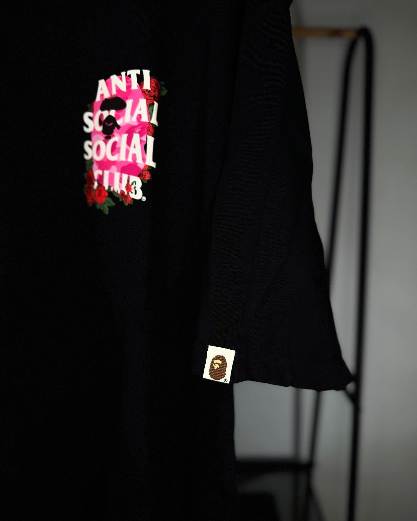 T-Shirt BAPE x ASSC Black XXL