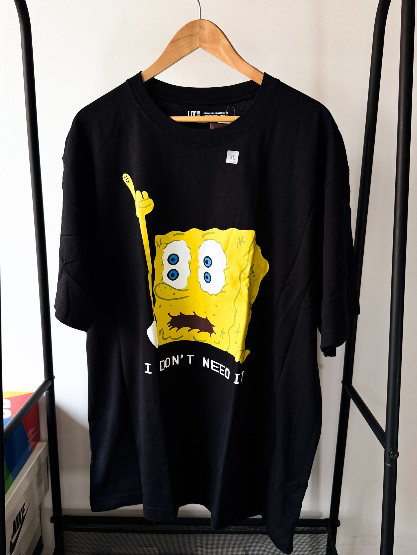 T-Shirt SpongeBob SquarePants Cactus Plant Flea Market UT Black XL