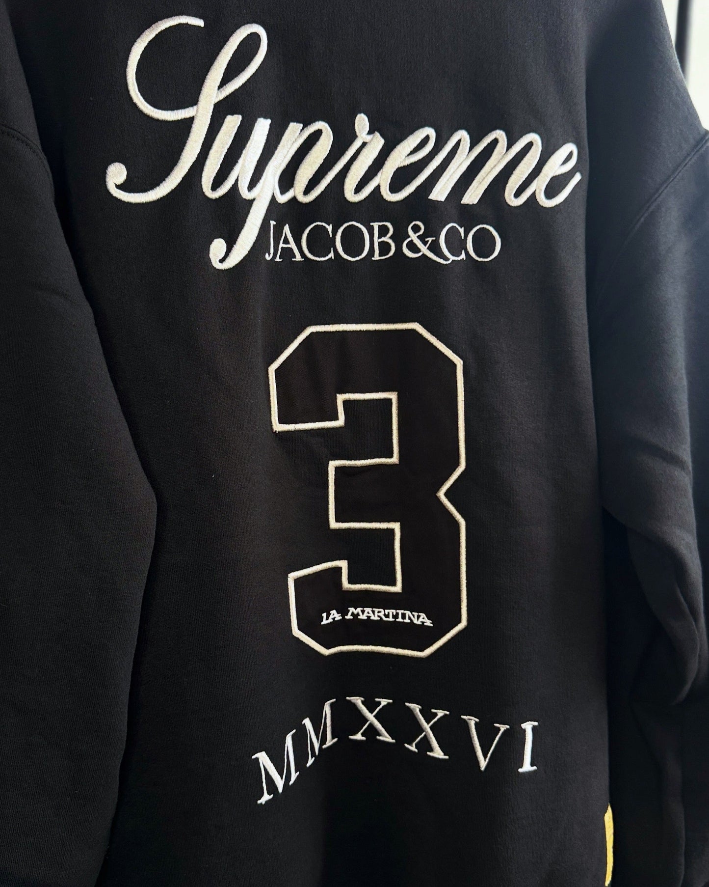 Sweatshirt Zip Up x La Martina x Jacob&Co Black XL