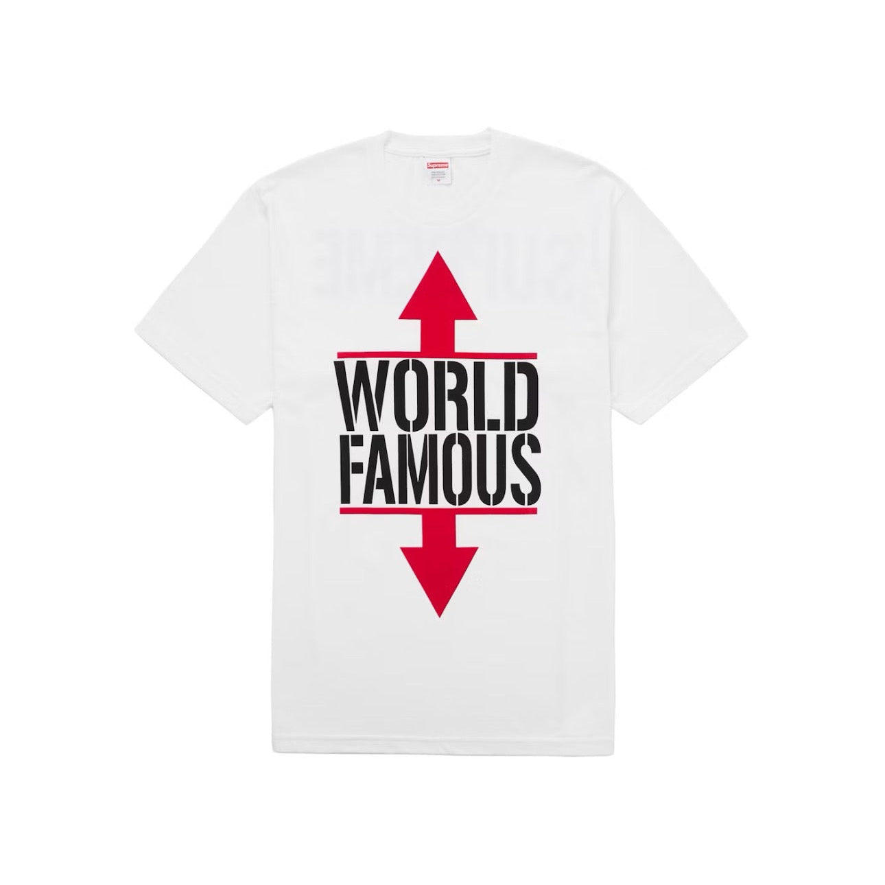 T-shirt “World Famous" White