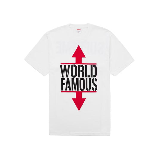 T-shirt “World Famous" White