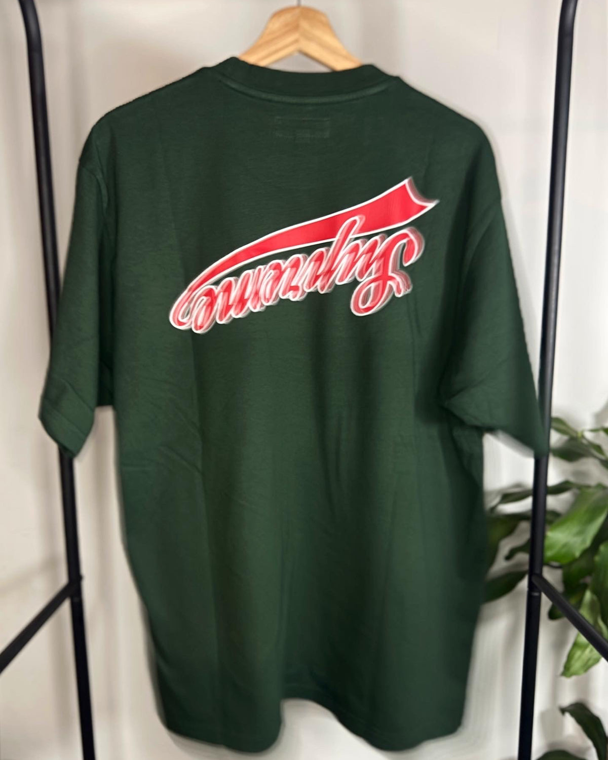 T-shirt “Cracked Flipped" Dark Green