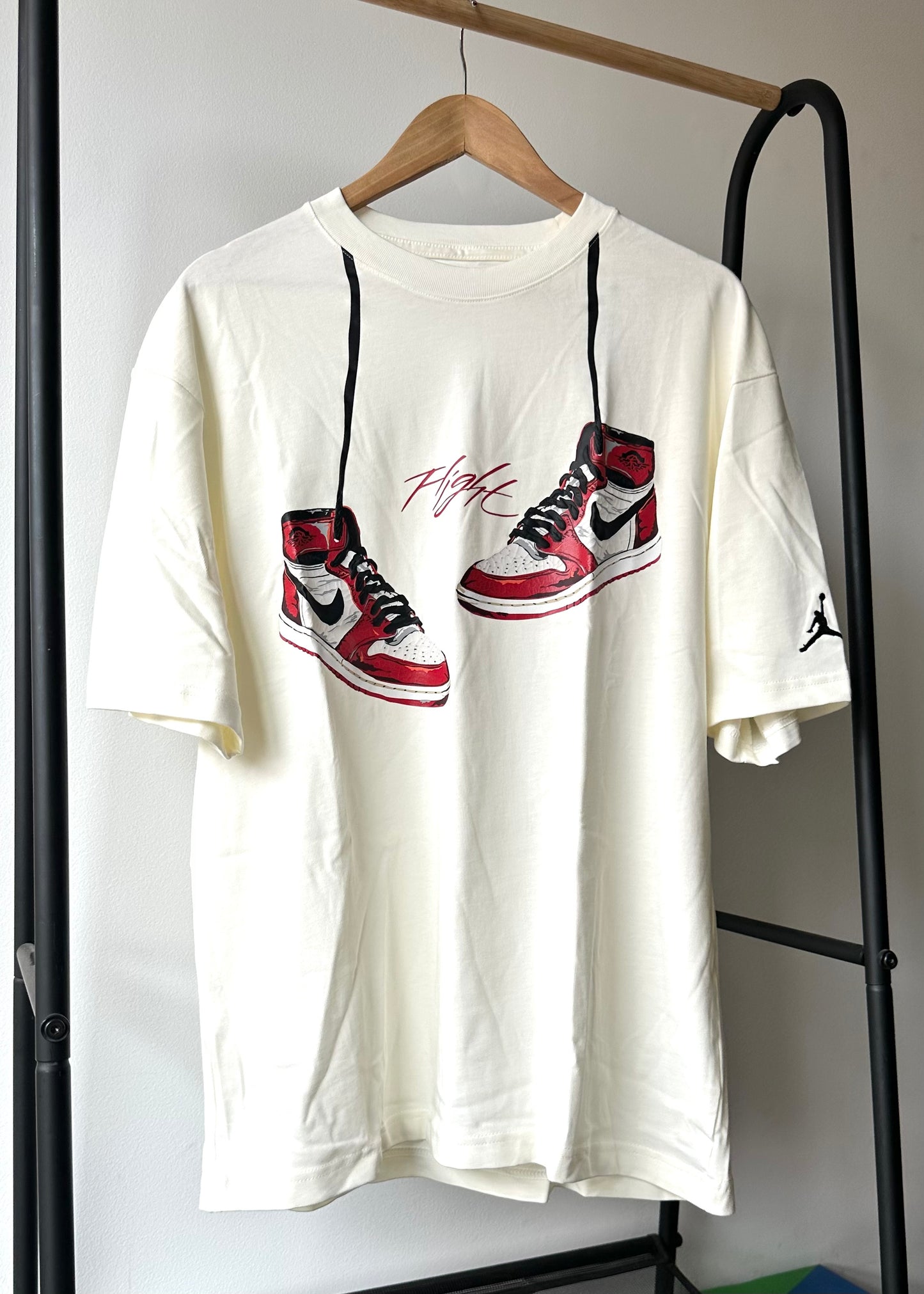 T-Shirt "Lost and Found Chicago" Cream L