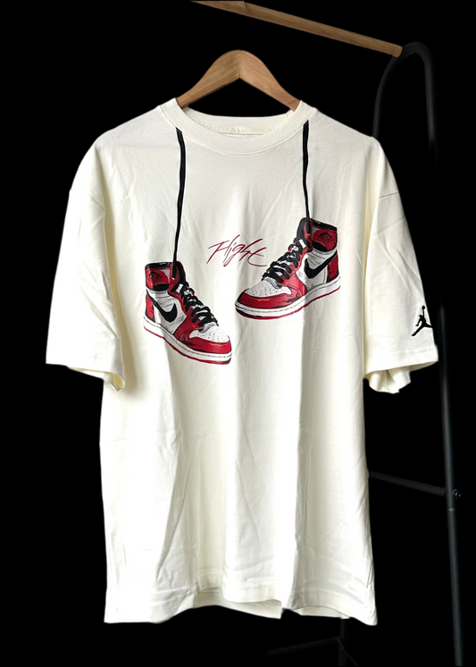 T-Shirt "Lost and Found Chicago" Cream L