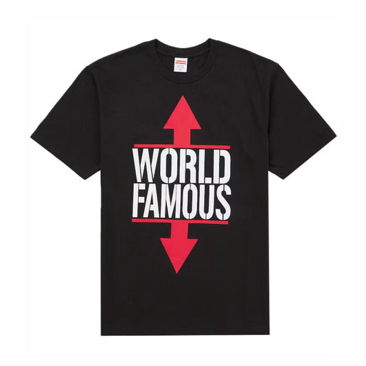 T-shirt “World Famous" Black