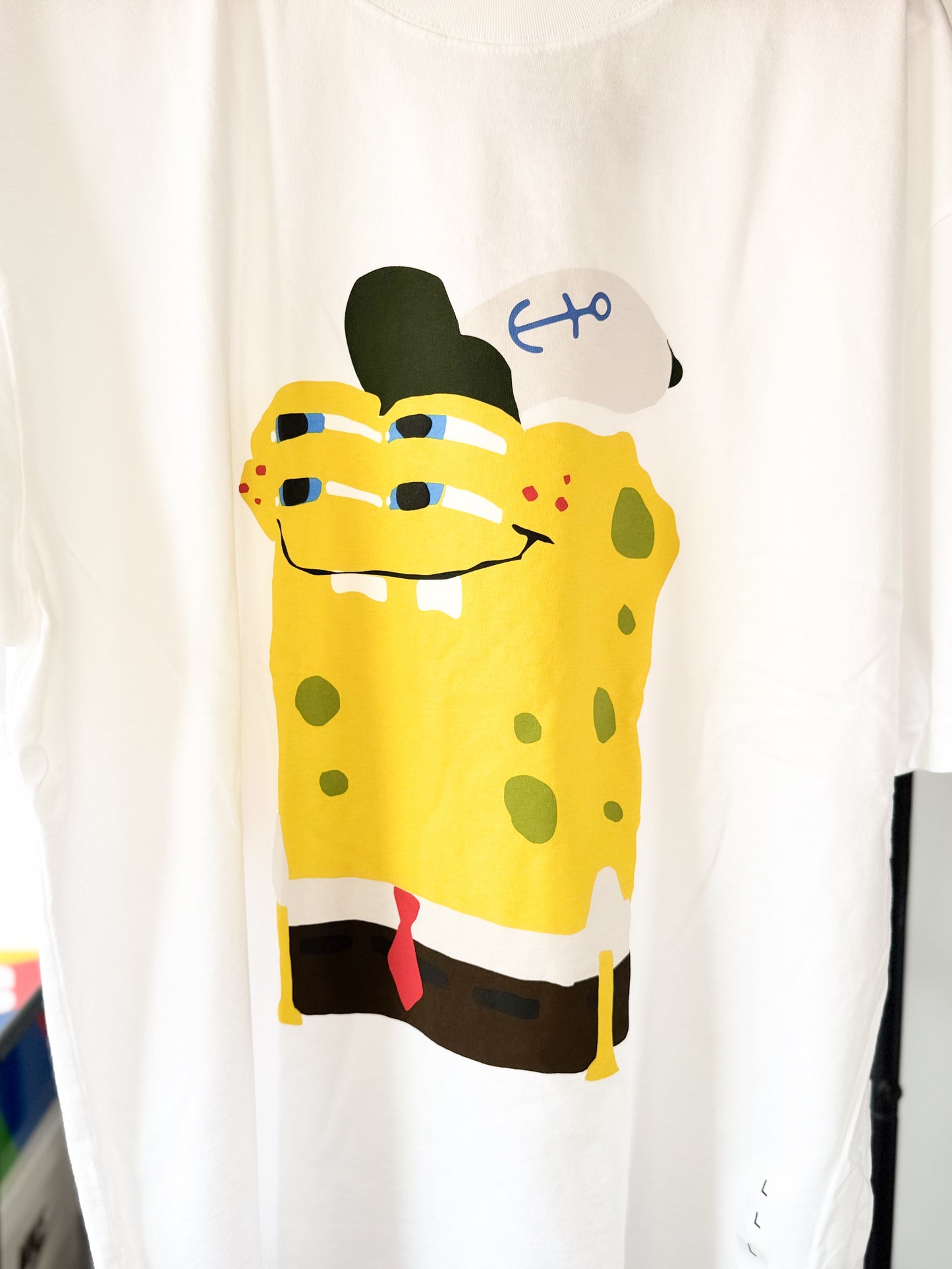 T-Shirt SpongeBob SquarePants Cactus Plant Flea Market UT White L