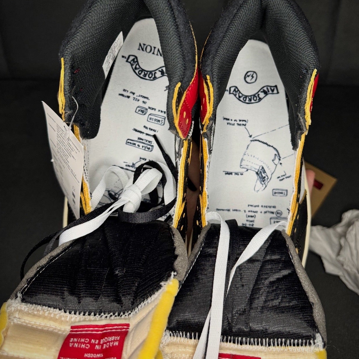 Jordan 1 High OG x UNION x Fragment