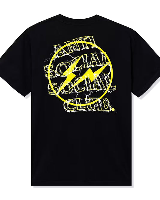 T-Shirt “Bolt Yellow” Black L