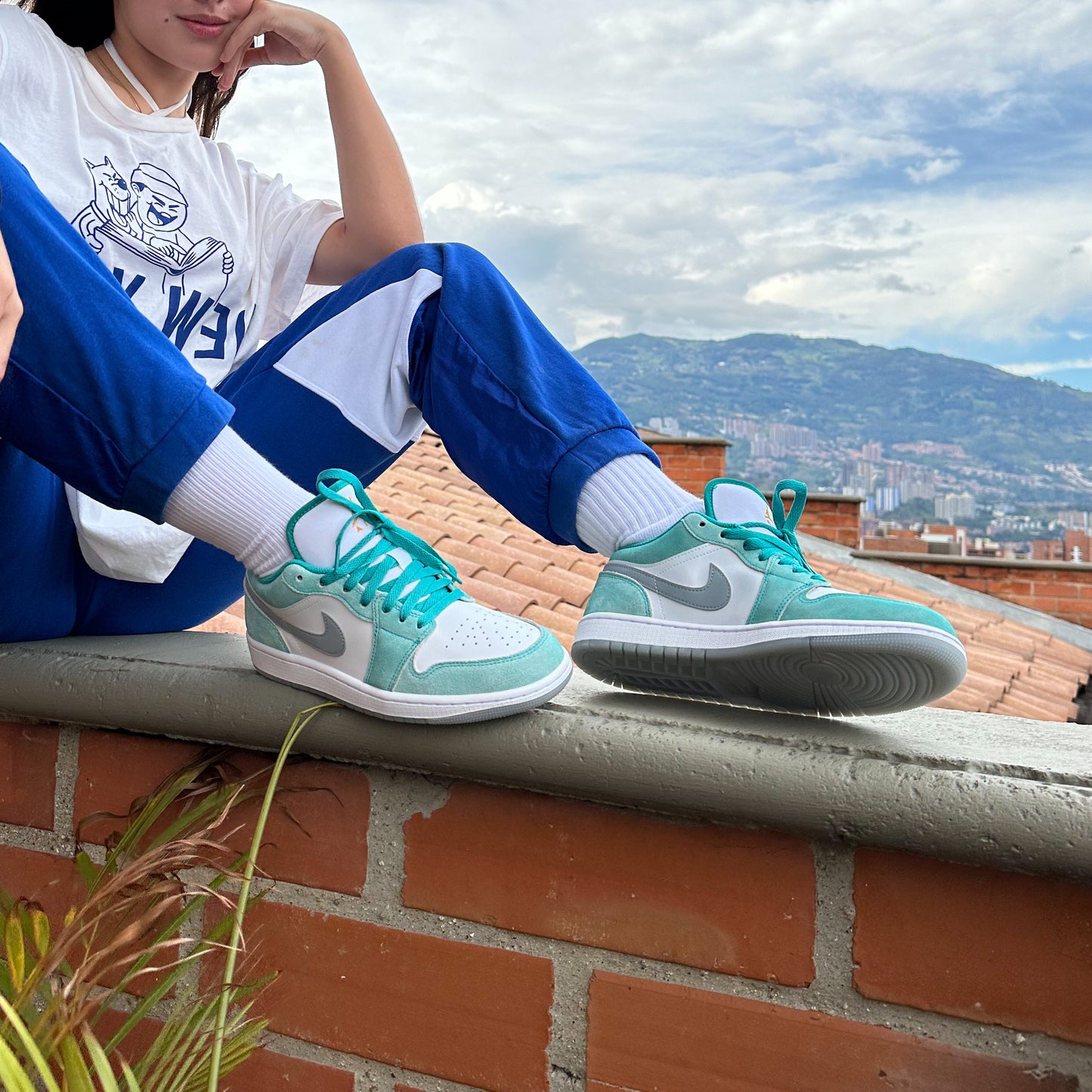 8us (9.5W) Nike Jordan 1 Low “New Emerald” 