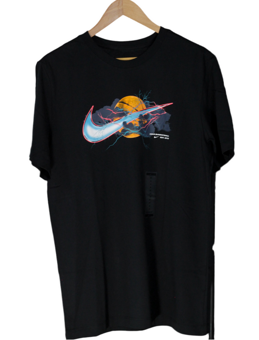 T-Shirt "Swoosh Bolt" Black M