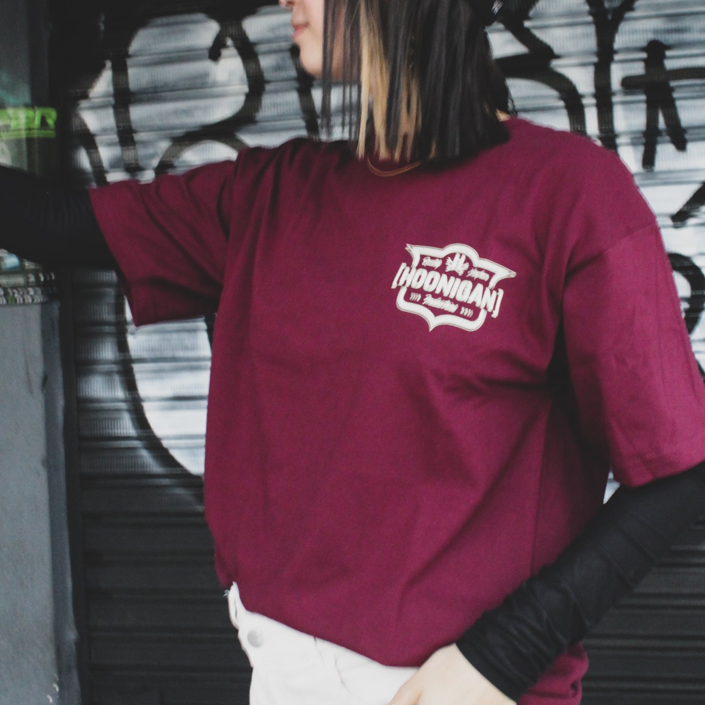 T-Shirt “Emblem” Burgundy M