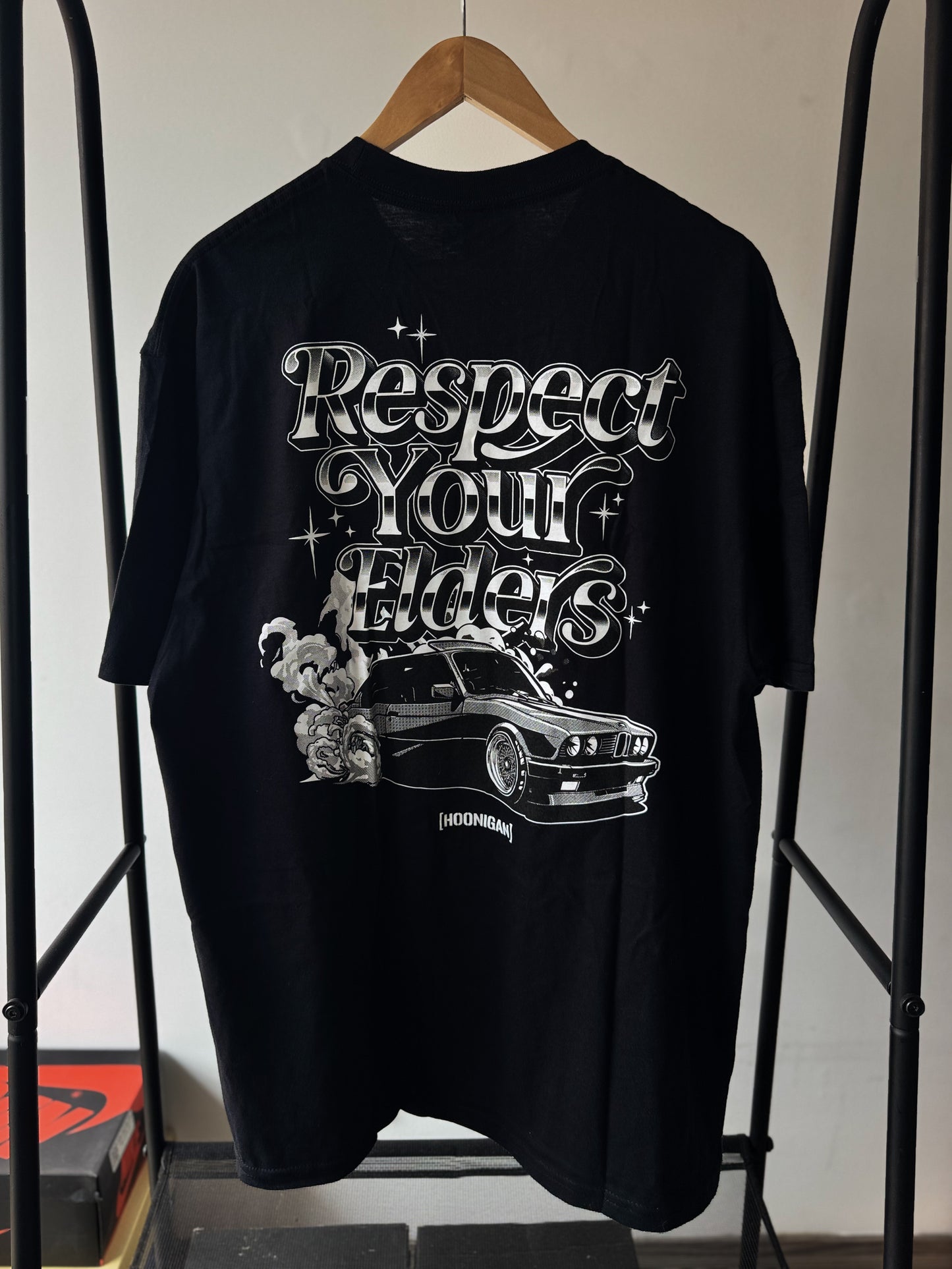 T-Shirt “Respect your Elders” Black XL