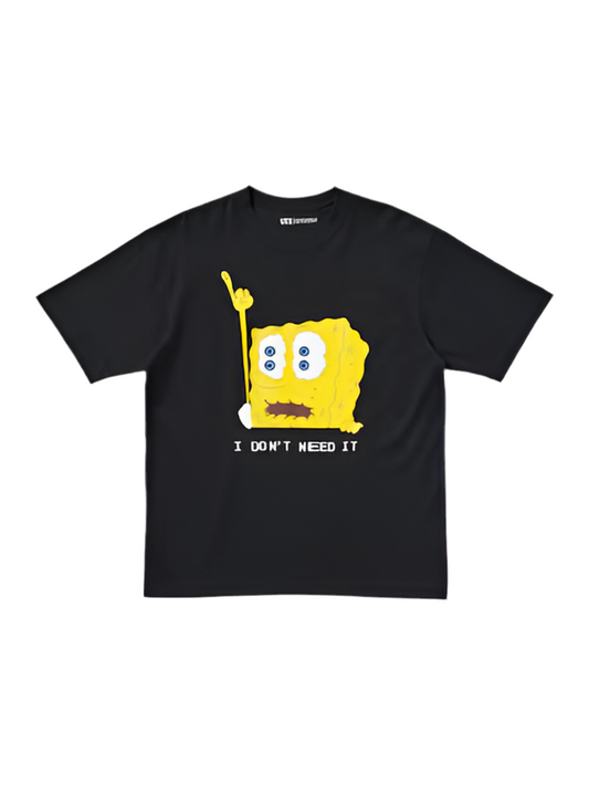 T-Shirt SpongeBob SquarePants Cactus Plant Flea Market UT Black XL