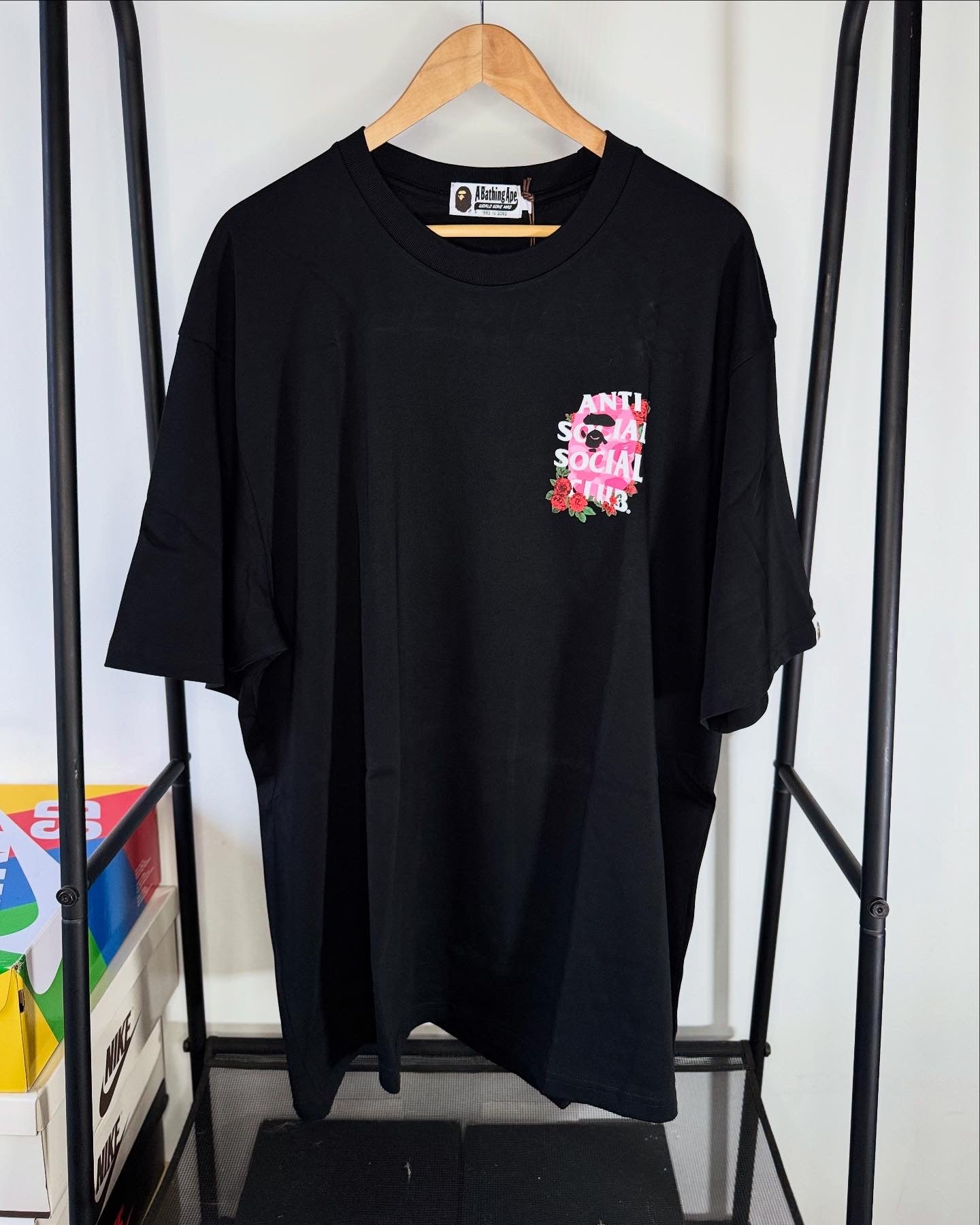 T-Shirt BAPE x ASSC Black XXL