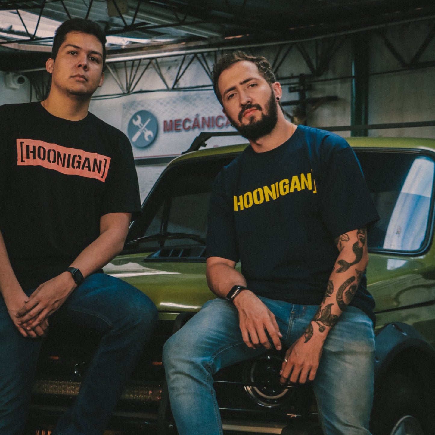 T-Shirt HOONIGAN “Censor bar” Blue L 