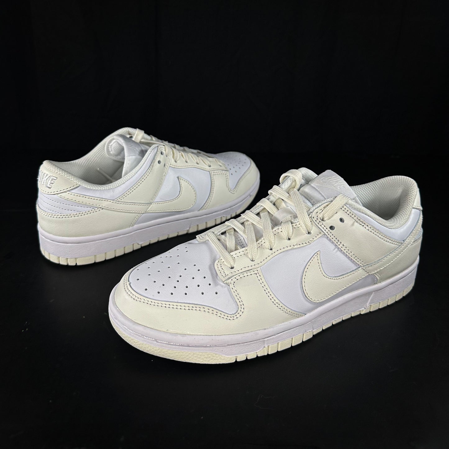 6.5us (8W) Nike Dunk Low “White and Sail” 