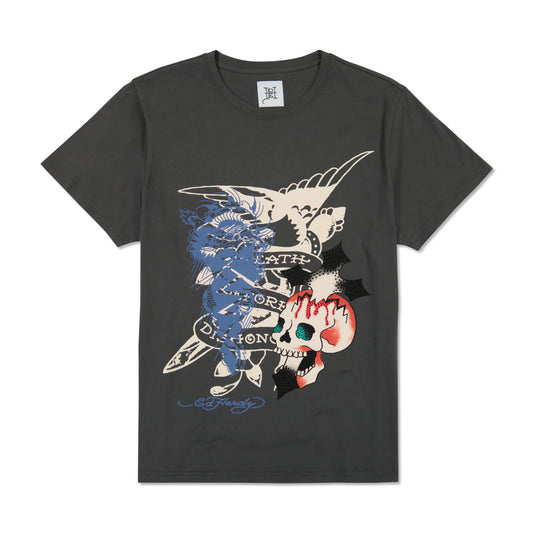 T-Shirt “Eagle Skull” Charcoal L