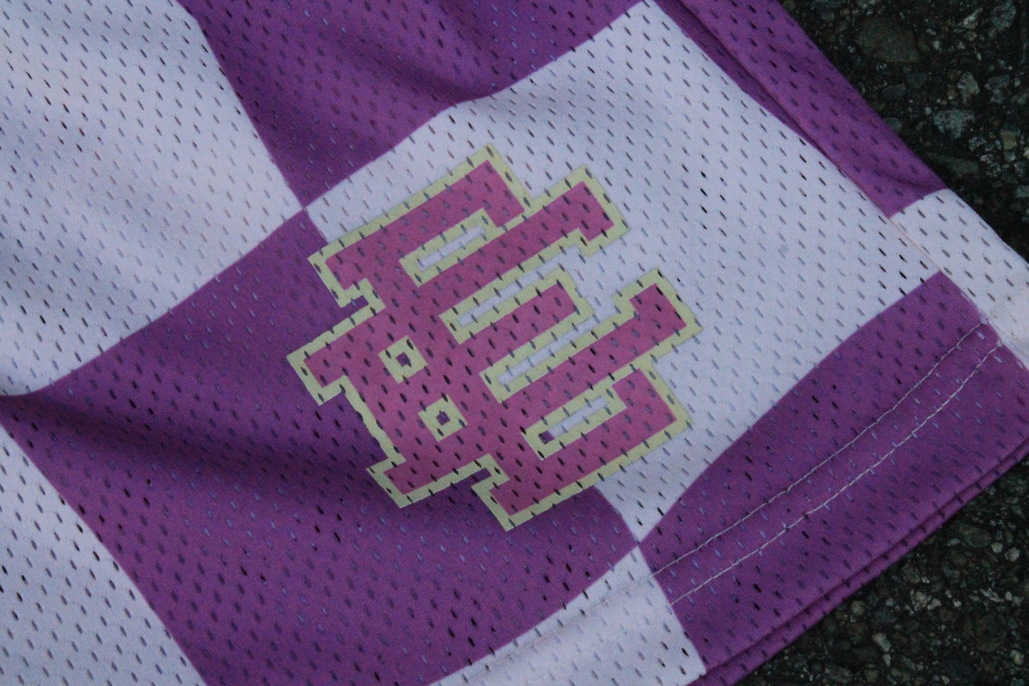 “Purple Pink Wavy Flag” Shorts