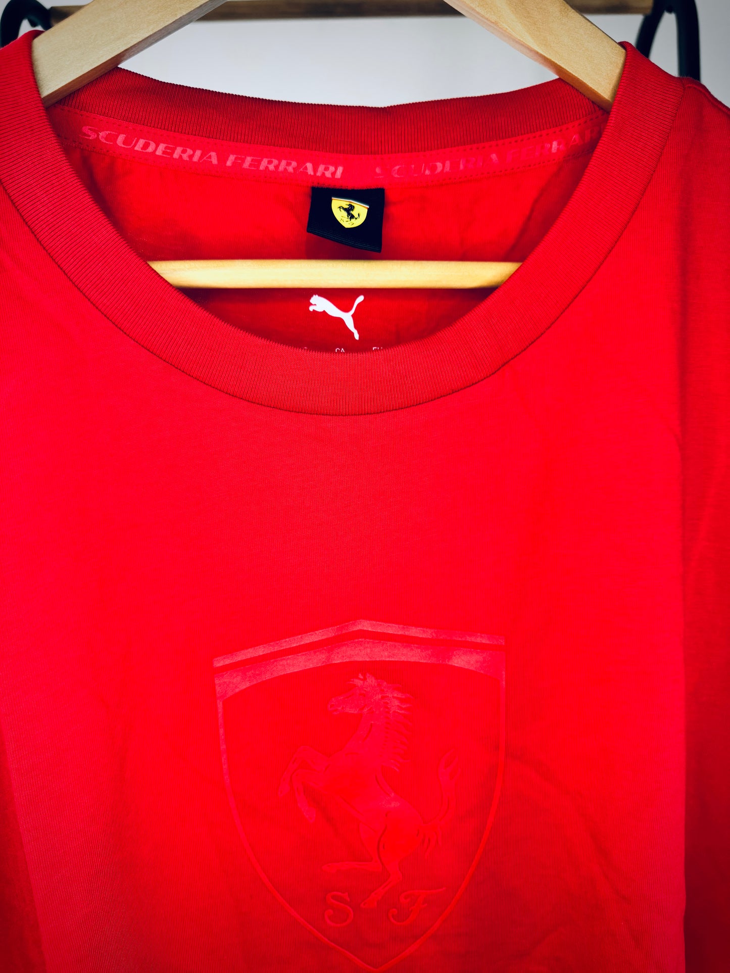 T-Shirt Puma x Ferrari “Logo” All Red
