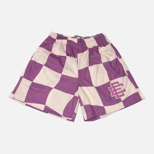 “Purple Pink Wavy Flag” Shorts