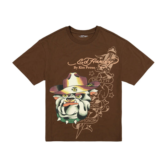 T-Shirt “Bulldog” Brown L/XL