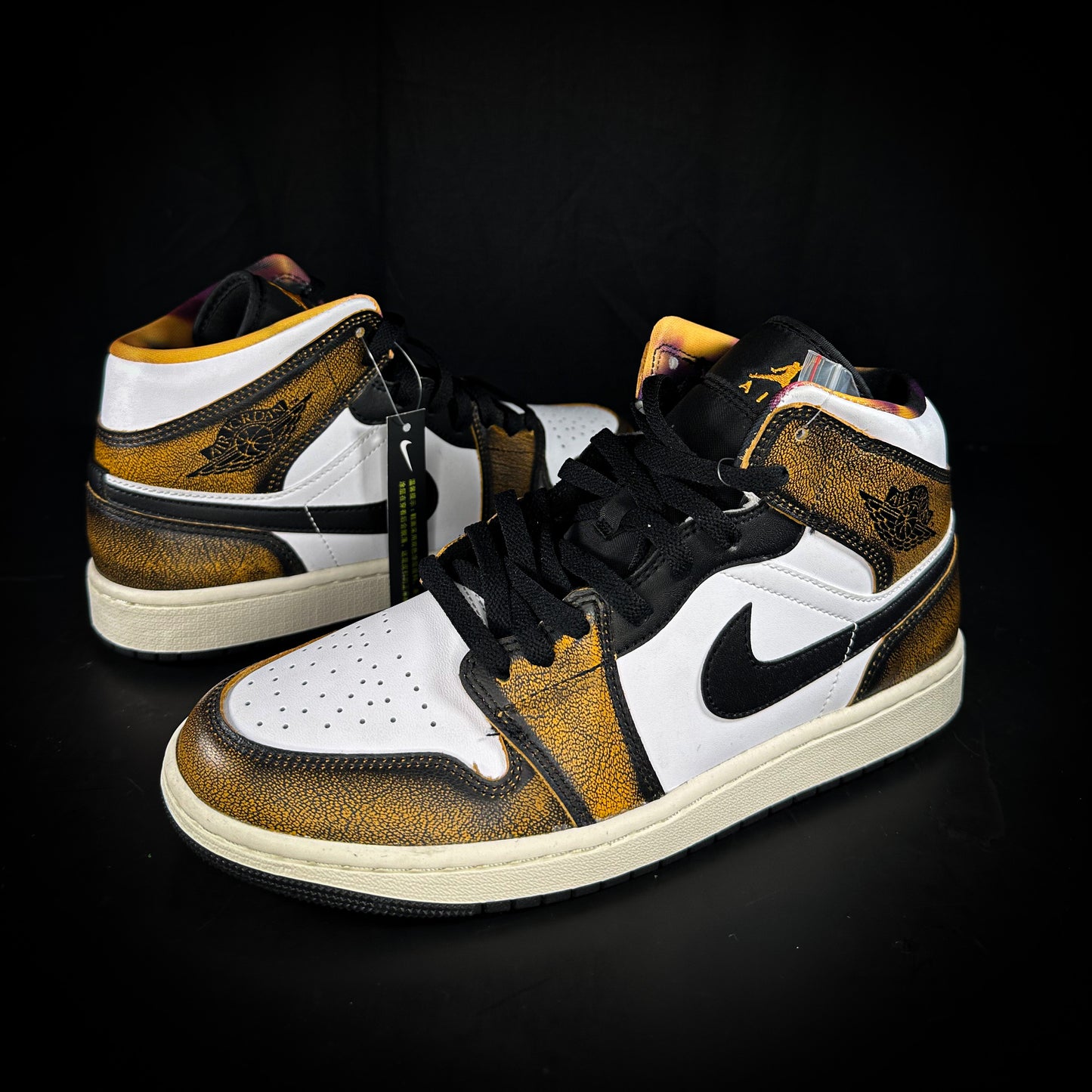 9us Nike Jordan 1 Mid “Wear Away Pale Orange” 