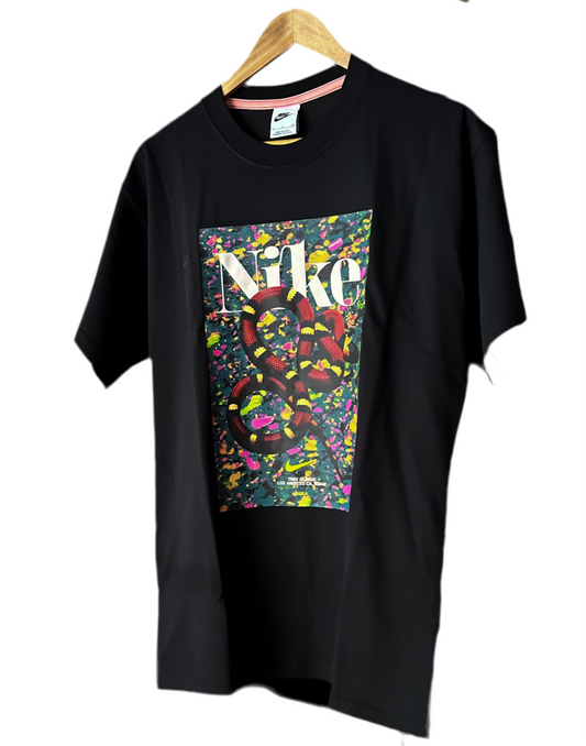 T-Shirt "Snake '90s Graphic" Black S