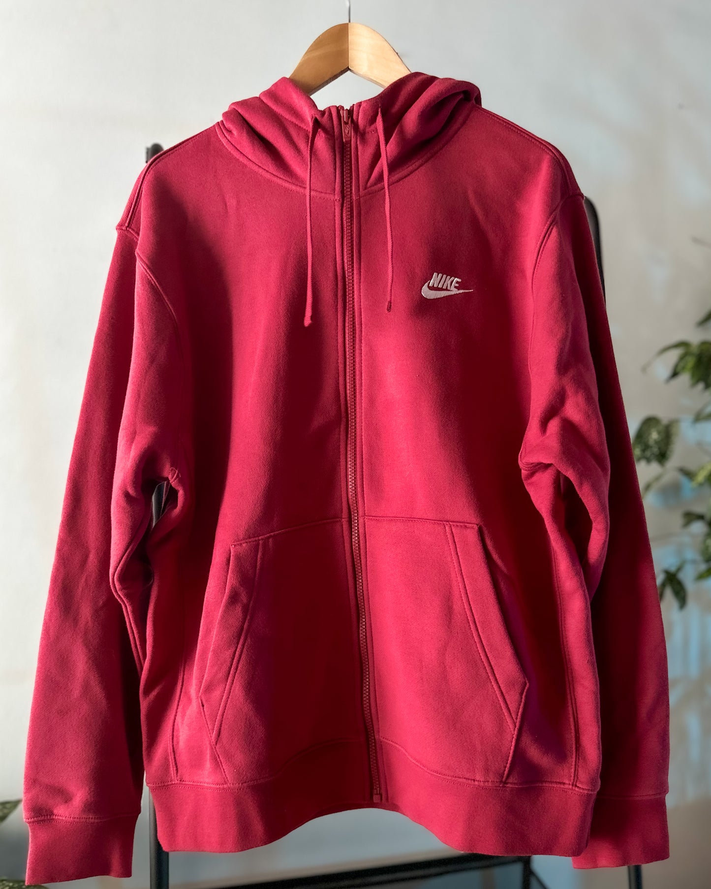 Hoodie Nike “Sportswear Club Fleece” Red L