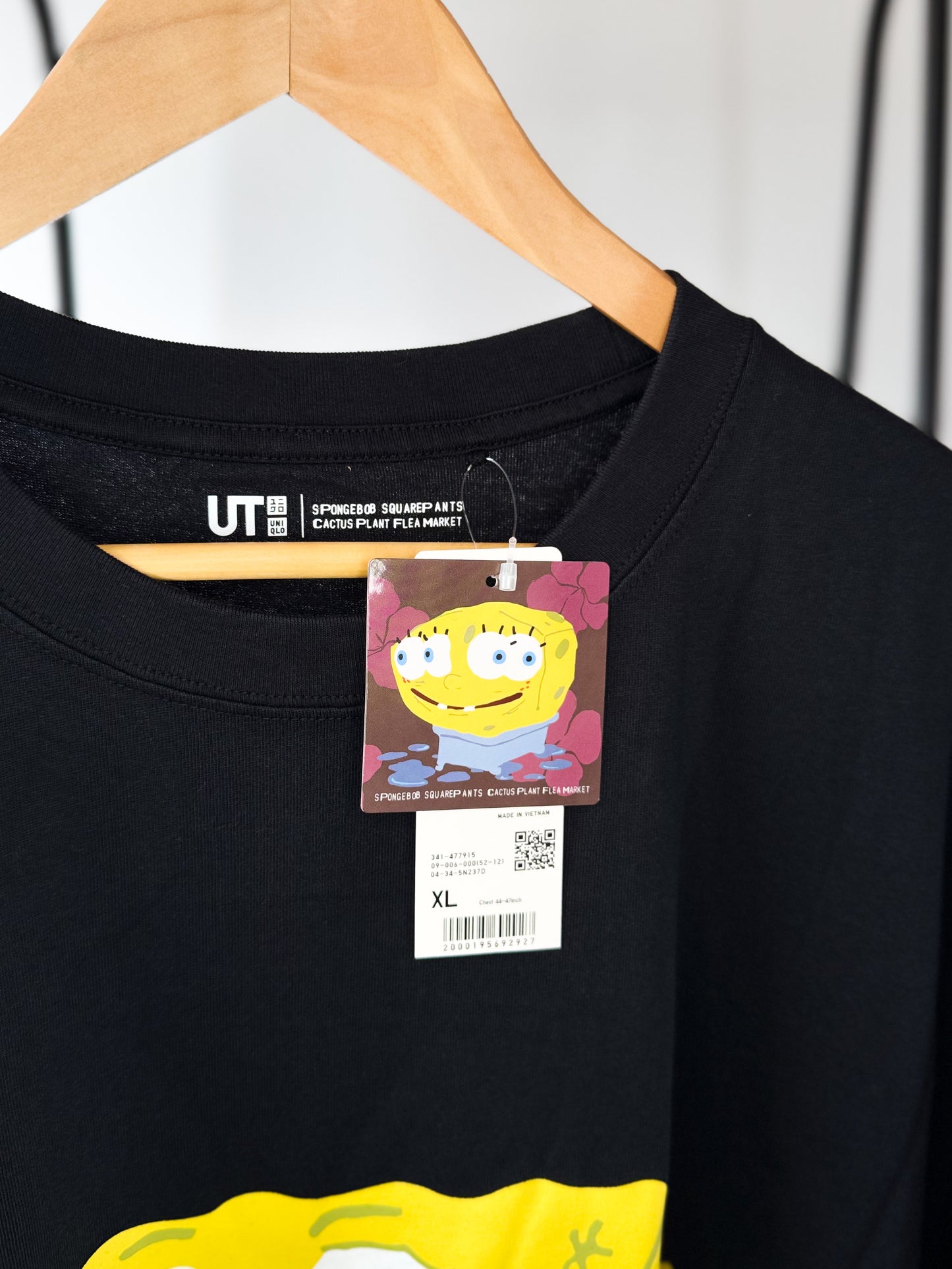 T-Shirt SpongeBob SquarePants Cactus Plant Flea Market UT Black XL