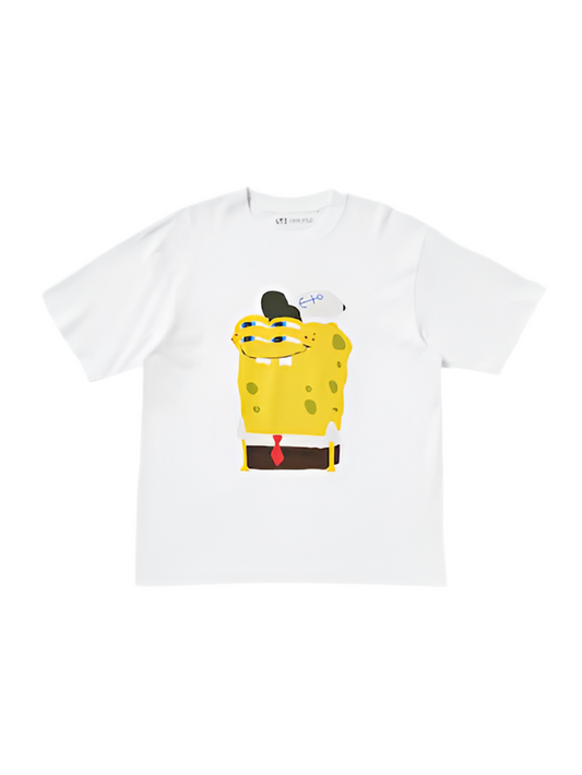 T-Shirt SpongeBob SquarePants Cactus Plant Flea Market UT White L