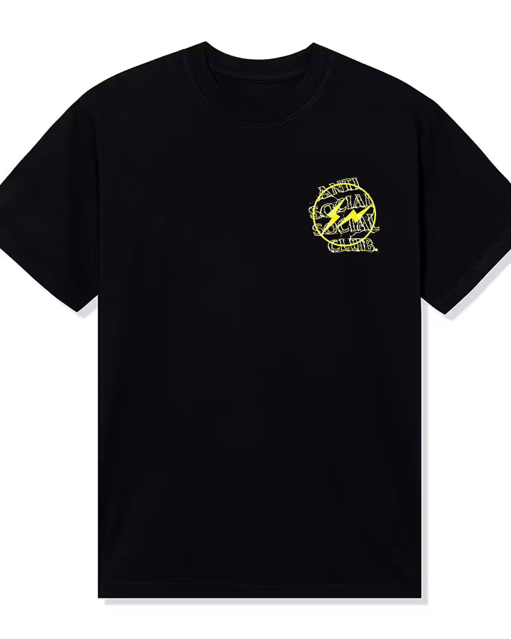 T-Shirt “Bolt Yellow” Black L