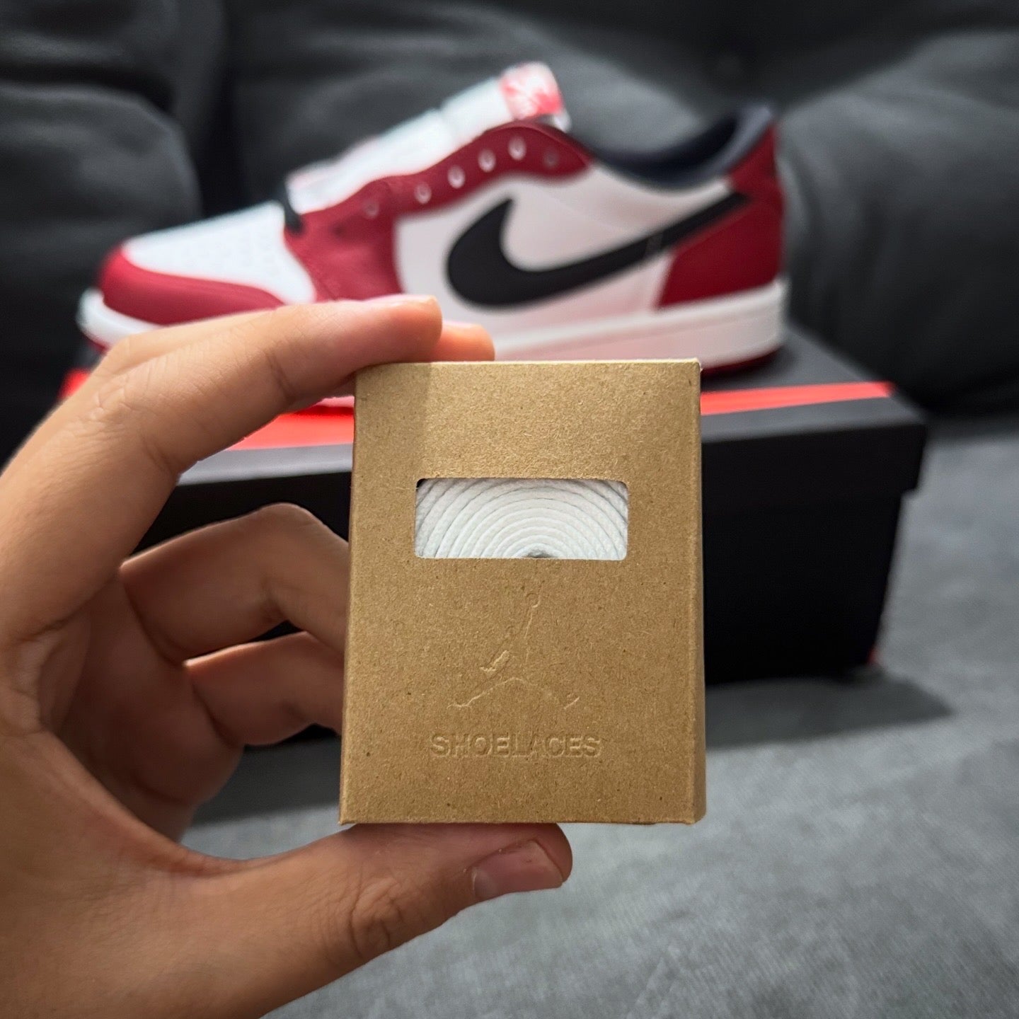 10.5us Nike Jordan 1 Low OG “Black Toe” 