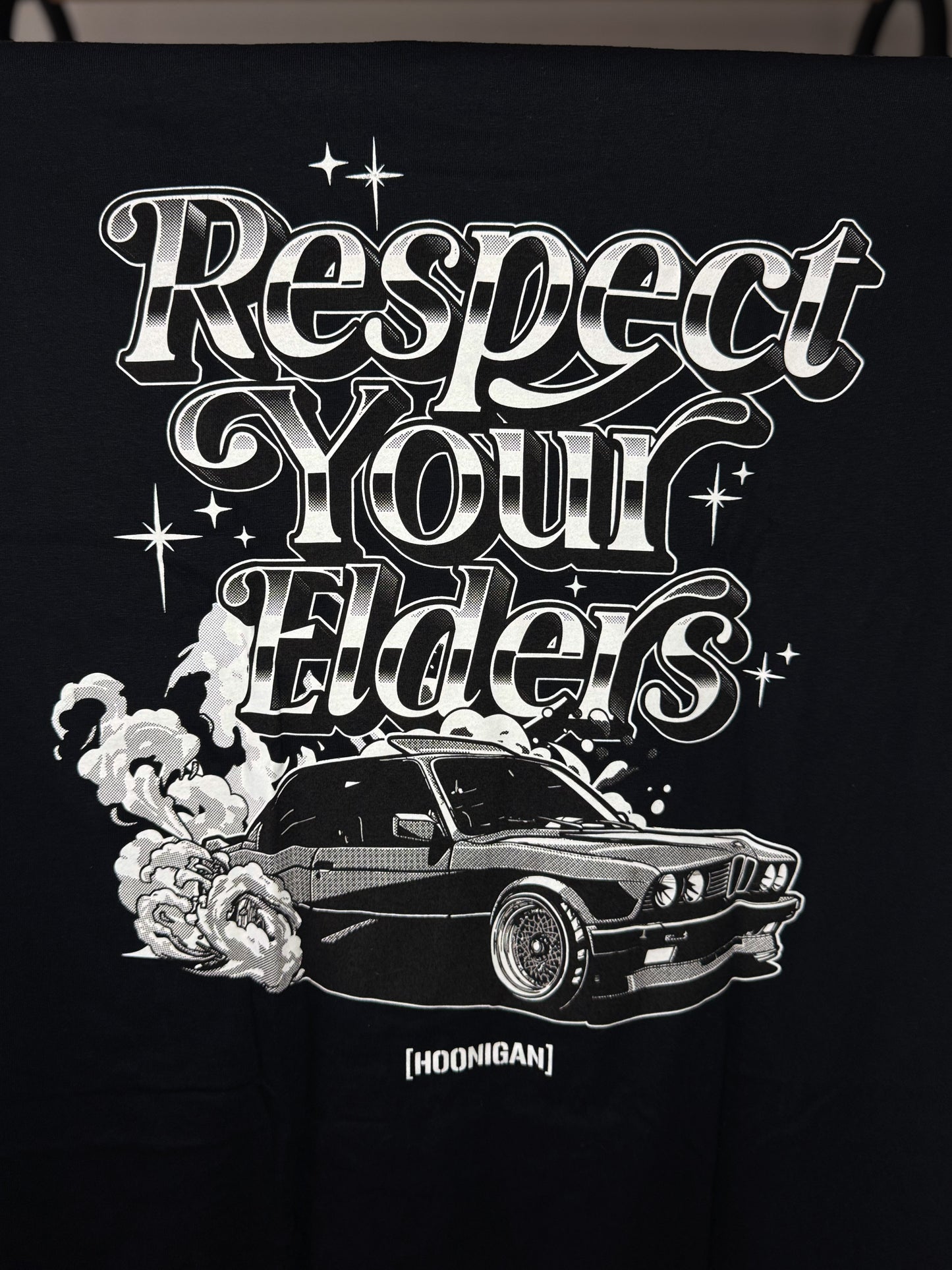 T-Shirt “Respect your Elders” Black XL