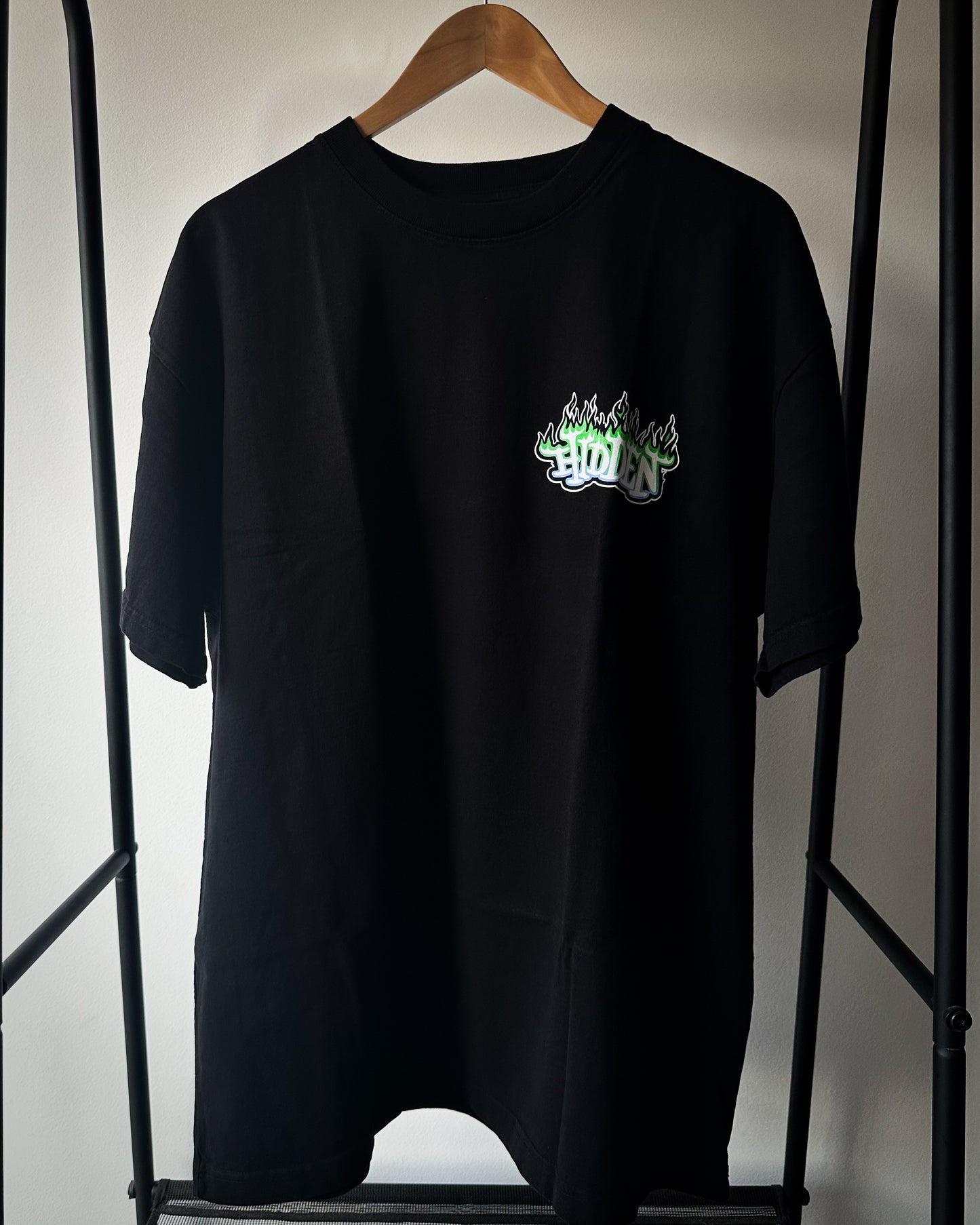 T-Shirt “Flame Tee” Black L