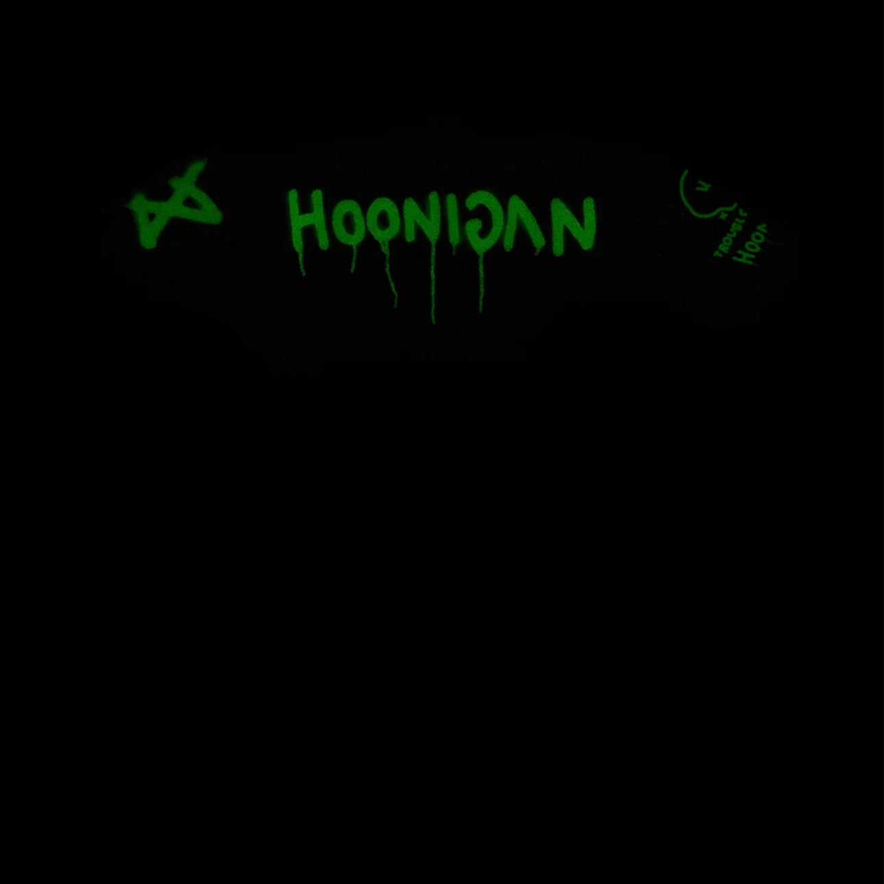 T-Shirt “Big Ghost” Glow in the Dark Black M